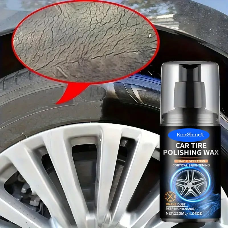 Спрей за блясък на гуми – kineshinex; за гуми, пластмаса и гумени повърхности; дълготраен блясък – Код 69-39-ltsgg06
