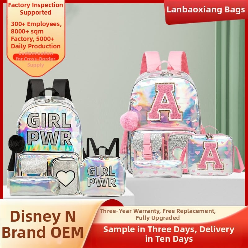 Унисекс раница от PU кожа с буквен принт, лека за ежедневна употреба, затваряне с цип, двойни презрамки, вместимост под 20 л, вътрешен джоб с цип