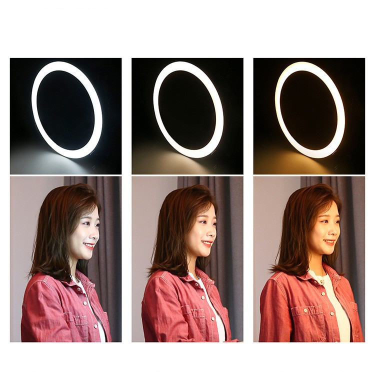 Hämardatav täitevalgus otseülekannete, mobiilfotograafia, selfide ja salvestamise jaoks (rõngasvalgus)