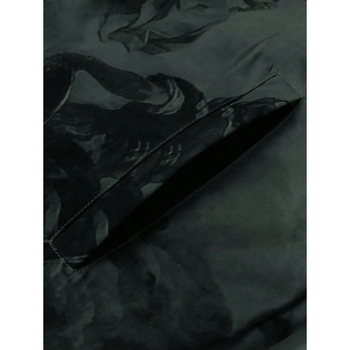 Meeste trükiga jakker lukuga, pikad varrukad, Slim fit, paks Lycra materjal