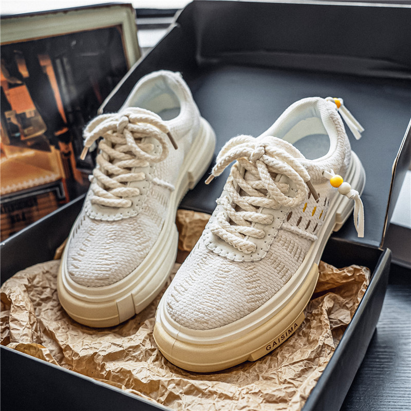 Vīriešu kedas - PU augšdaļa, gumijas zole, zems profils, šņorēšana, apaļa purns