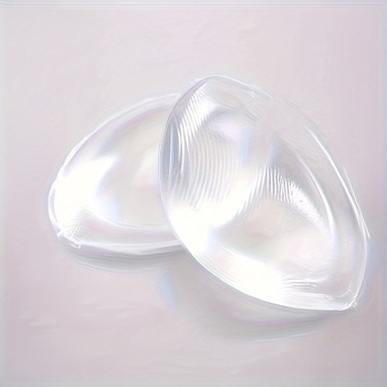 Silikoonist rinnatäidised pesu jaoks – tõstvad, õmblusteta, hingavad, nähtamatud; läbipaistev läige; niblikaitse kuju: ümmargune; regulaarne paksus