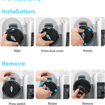 Tolmukaitse tihenduskate Ninja NC701 jäätise valmistamiseks – lihtne paigaldada ja eemaldada; materjal: kumm; ei ole lekkekindel; kohandamise puudub