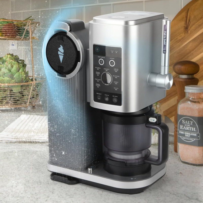 Tolmukaitse tihenduskate Ninja NC701 jäätise valmistamiseks – lihtne paigaldada ja eemaldada; materjal: kumm; ei ole lekkekindel; kohandamise puudub