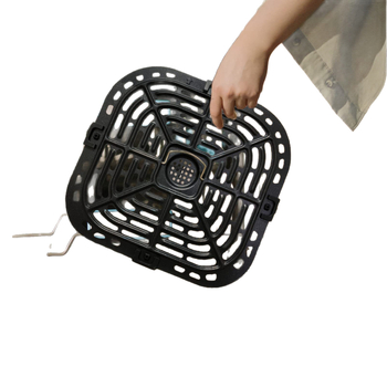 Küpsetisseadmete komplekt: ruudukujuline nurga kaitsekaitse silikoonist, aurutamisplaat, küpsetusplaat