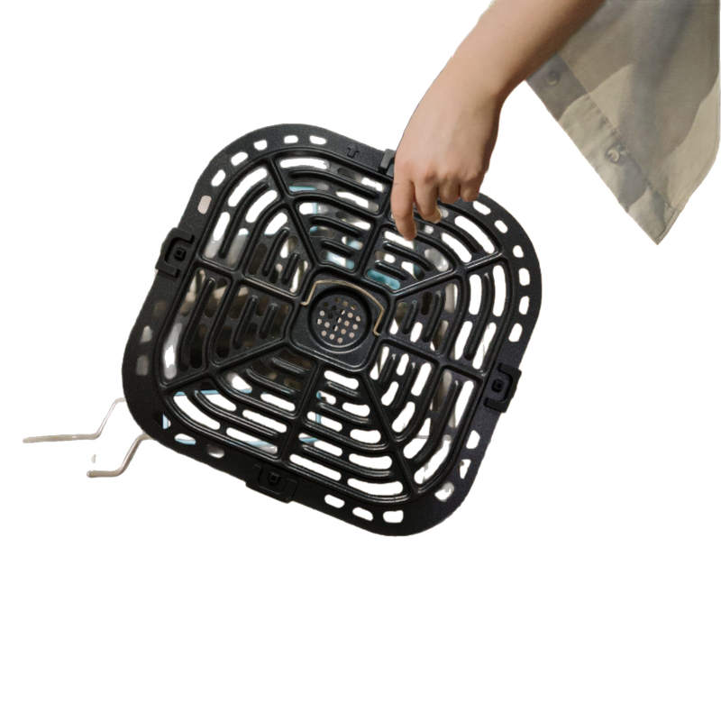 Küpsetisseadmete komplekt: ruudukujuline nurga kaitsekaitse silikoonist, aurutamisplaat, küpsetusplaat