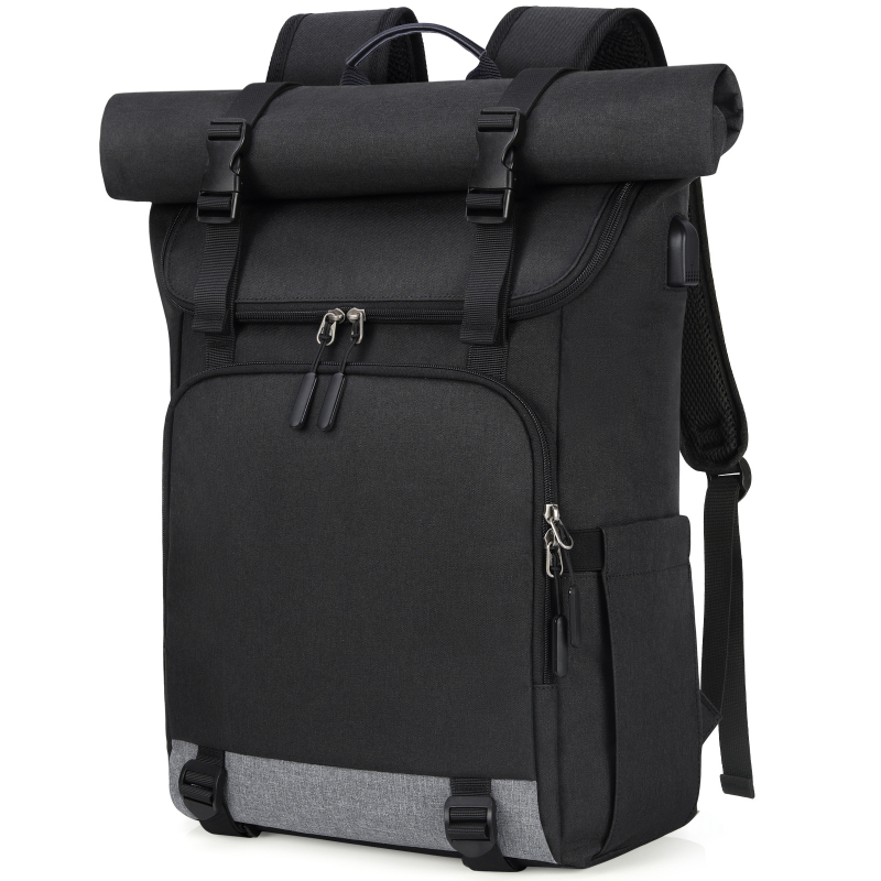 NEWHEY Unisex seljakott, 20–35L, Oxfordkangas, ühildu 16-tollise sülearvutiga, linnaline minimalistlik stiil, kumerad õlarihmad