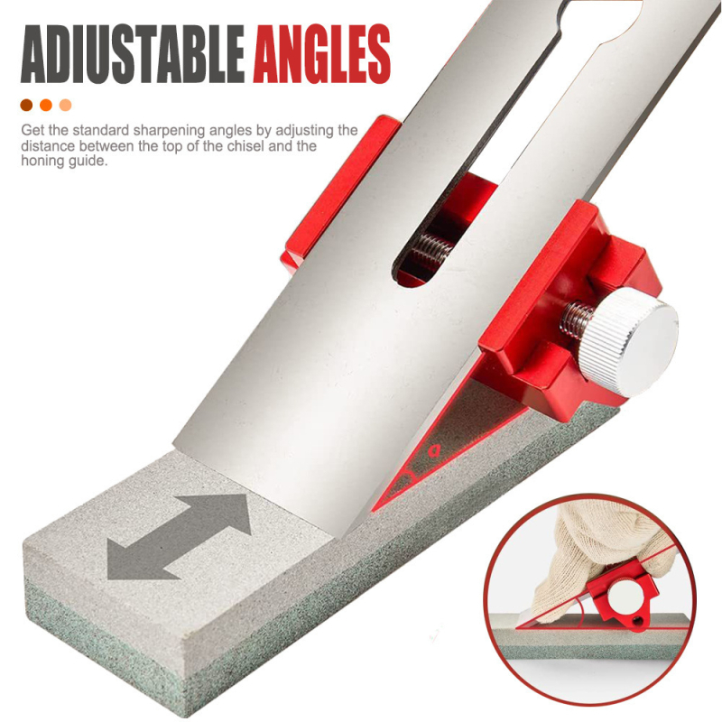 Puitmööbli tööriist fikseeritud nurga teritusvahendiga koos puurimise ja lihvkiviga | Materjal: Roostevaba teras | Bränd: Muu