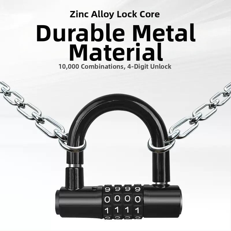 U-kujuline lukk, roostevaba teras, lõikusele vastane, mudel 17H2020081Z371