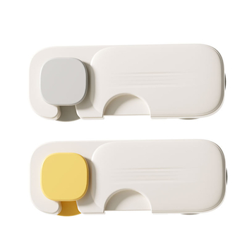 Sahtli lukk, ABS materjal, Square Lock Bulk mudel, sobib puidust ustele, vannitoa ustele, köögi ustele ja klaasuste ustele