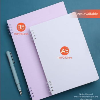 Reverse lahtivõetav märkmik PP-kattega, paber kokšķiedra masest, 40 g/m², kontori stiil