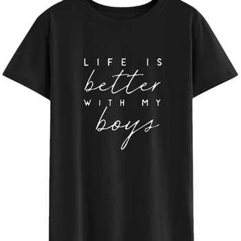 Naiste puuvillane T-särk trükiga, ümmarguse kaelusega, lühikeste varrukatega, slim fit, 95% puuvill