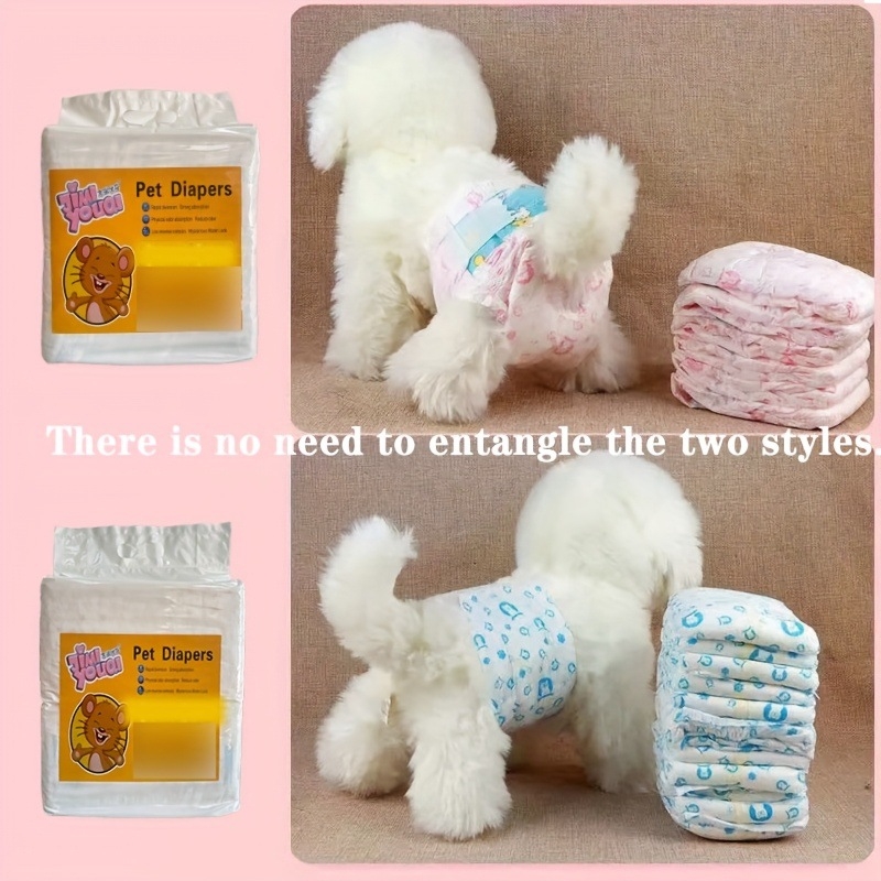 Koera mähkmed N5762 – ühekordsed, mitte õmmeldud kangas, mugav sobivus