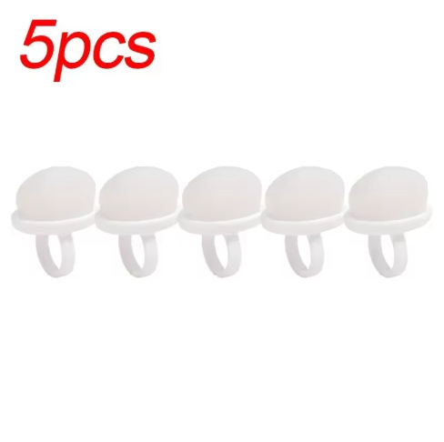 Maniküüri tolmu harja komplekt – õhukesed pehmed karvad, lühike käepide, 5 tk, akrüül