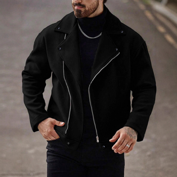 Jakk – sportlik, vaba lõige, lakk-kaelus, ühe rivi nööp