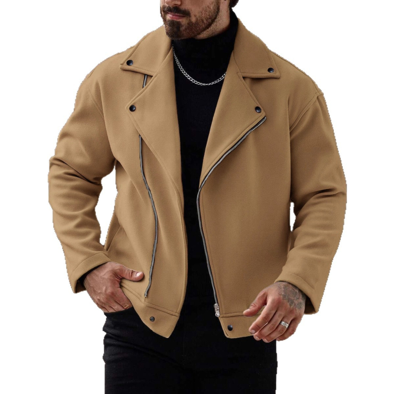 Jakk – sportlik, vaba lõige, lakk-kaelus, ühe rivi nööp