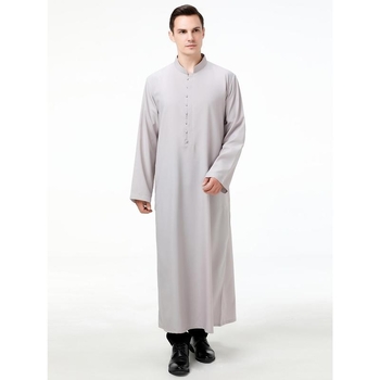 Meeste öösärk kõrge kraega, igapäevane kodune riietus, puuvillaga Half-side Fleece, 2025 kevad