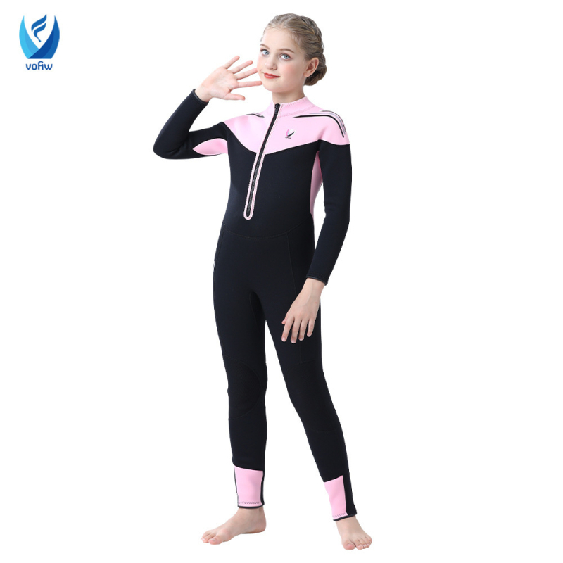 Unisex 3,5 mm neopreenist fliisvooderga pikkade varrukatega üheosaline märgkostüüm sukeldumis, ujumiseks ja surfamiseks