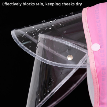 Detské dážďové pončo s karikatúrnym dizajnom, priehľadné EVA, hrúbka 15, PU vodotesný vrstva, pre deti