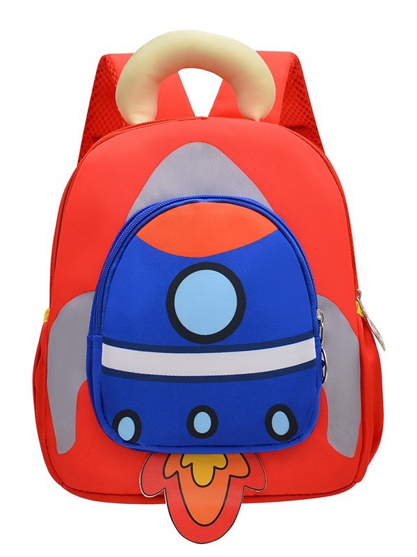 Lasteaia koolikotkarikatüüridega, ultrakerg Oxford materjalist, õhu padja õlapaelad, polüestri vooder