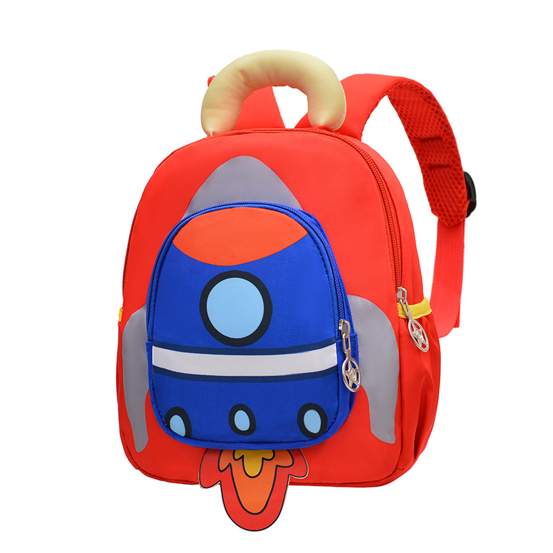 Lasteaia koolikotkarikatüüridega, ultrakerg Oxford materjalist, õhu padja õlapaelad, polüestri vooder