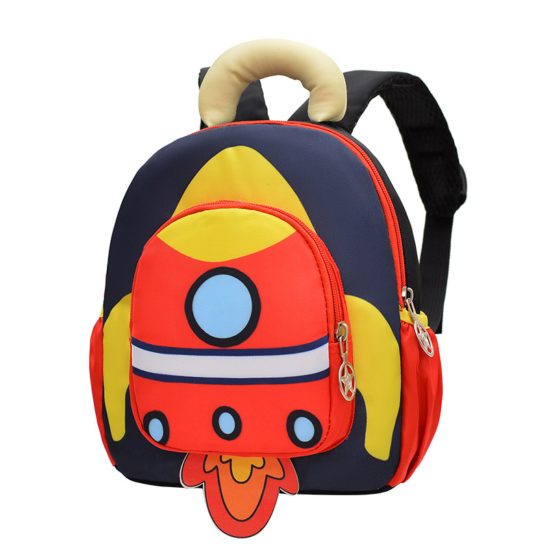 Lasteaia koolikotkarikatüüridega, ultrakerg Oxford materjalist, õhu padja õlapaelad, polüestri vooder