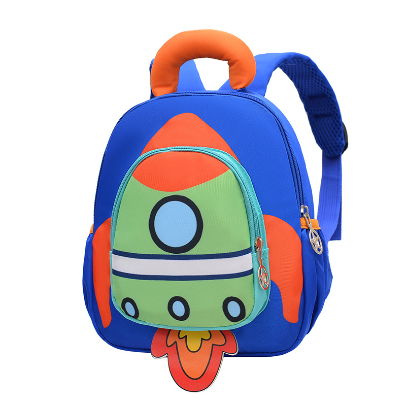 Lasteaia koolikotkarikatüüridega, ultrakerg Oxford materjalist, õhu padja õlapaelad, polüestri vooder