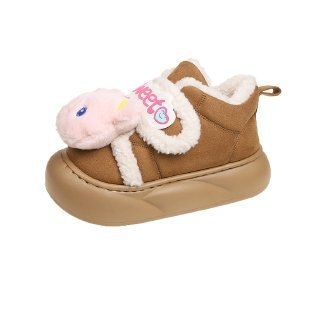 Fringe saapad naistele, tekstiilist ülemine osa, kummist tall, lühike šaft, talveks, pull-on disain