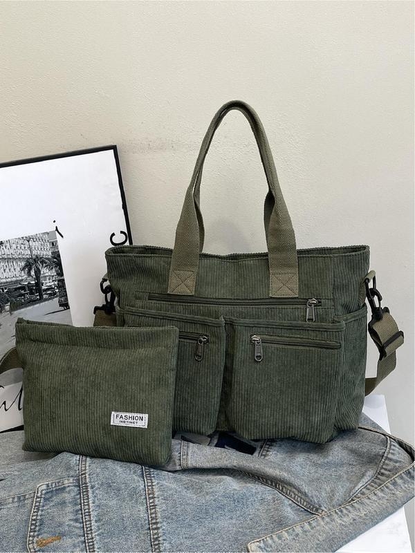 PU materjalist tote kott ja rahakottide komplekt, Stiil: Täiskasvanud naine, Kasutamisstsena: Vaba aja reisi, Tootekood: lz1730951563799072863