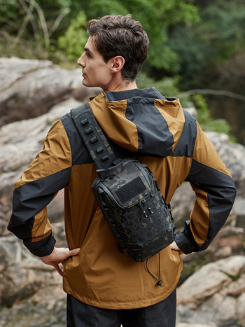 Unisex väline taktikaline crossbody kott, veekindel Oxford kangas, 2024. aasta kevad, spordikott