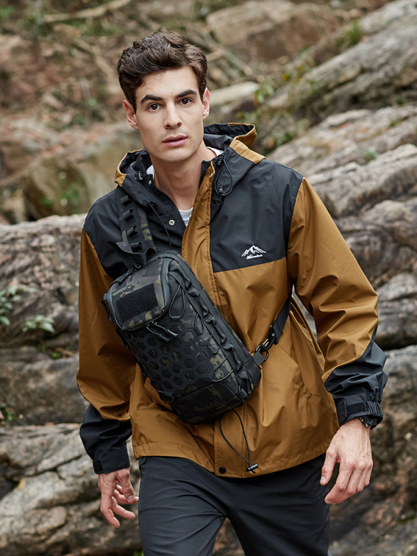 Unisex väline taktikaline crossbody kott, veekindel Oxford kangas, 2024. aasta kevad, spordikott