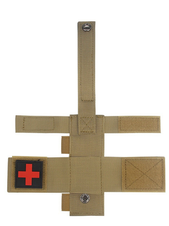 Väljas esmaabi komplekt MOLLEga — 1000D polüester, veekindel, kerge, laiendatav hoiustamissektsioon meditsiini kääridele ja turniker tarvikutele