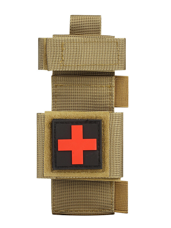 Väljas esmaabi komplekt MOLLEga — 1000D polüester, veekindel, kerge, laiendatav hoiustamissektsioon meditsiini kääridele ja turniker tarvikutele