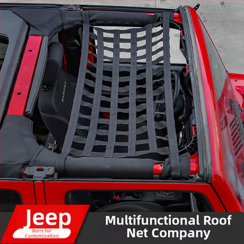 JK/JL Wrangleri katuse isolatsioonivõrk koos tasku-hammockiga – pehme katuse modifikatsiooni osa, kohandatav
