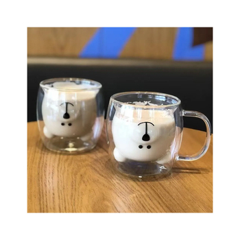 Veeklaas borosilikaatklaasist – ühekihiline konstruktsioon, ümmargune käepide, kõrge temperatuuritaluvus, trükk