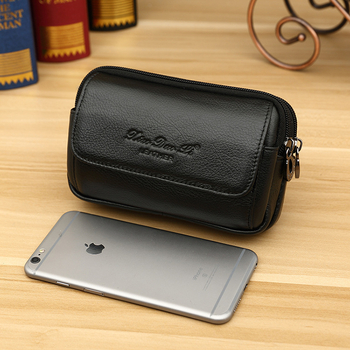 Meeste nahast telefoni kotti vöö külge — linnaline minimalistlik stiil, täie nahk, top-grain vasikate nahk, vertikaalne/horisontaalne kandmine, polüestervooder