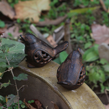 Valatud rauast linnuke aiapiirkondade jaoks, pastoraalne stiil, IP-kinnitusega