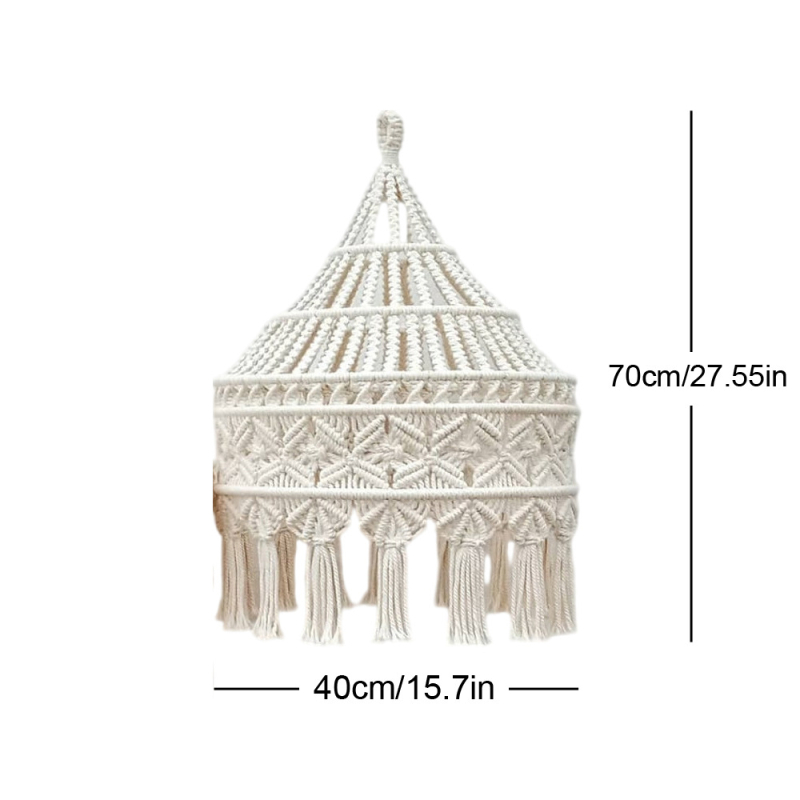 Model 2030, textilné tienidlo, ručne tkané látky, bohémske domáce osvetlenie, prispôsobiteľné