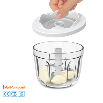 Bezdrôtový elektrický drvič cesnaku, kapacita 350 ml, 3 čepele, batéria 1200 mAh, až 10 000 ot./min