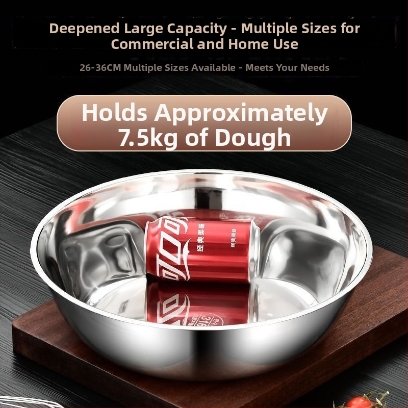 Storas nerūdijančio plieno indas sriubai ir tešlai su šildymo funkcija, namų naudojimui