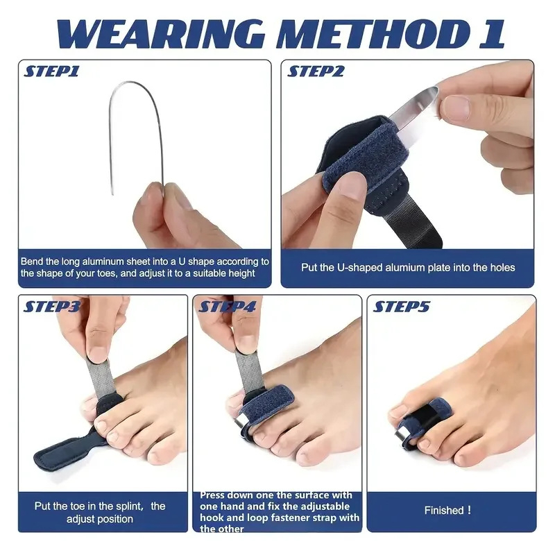 Sõrme fikseeriv vars ja alumiiniumplaadiga – Bomike, täiskasvanud, tervise massaaž