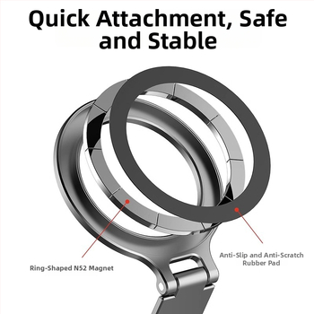 Sulgendatav magnetiline telefonitugi cold shoe'iga, ühildu DJI Action 5 Pro/4/3 tegevuskaameratega