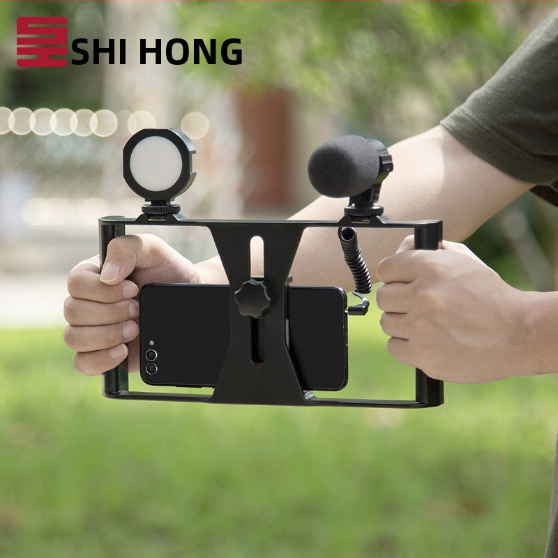 Stabilisaator mobiiltelefonile käsivarre hoidiku ja jälgimissüsteemiga (mudel 174) – kaasas hoidik