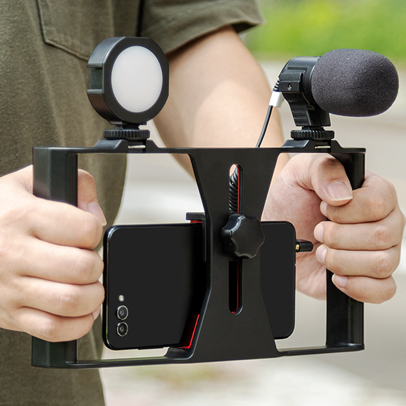 Stabilisaator mobiiltelefonile käsivarre hoidiku ja jälgimissüsteemiga (mudel 174) – kaasas hoidik