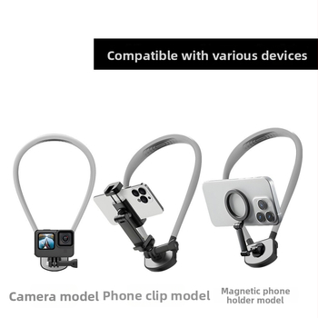 Rindkere silikonist hoidik sportkaamerale ja magnettelefonile koos kiire vabastusega