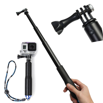 Selfie stick GoPro/Yi actionkaamerate jaoks, teleskoopne, veekindel, libisemiskindel, terasest konstruktsioon