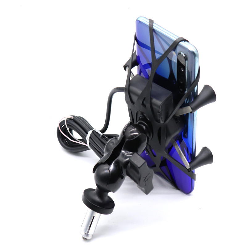 YIMOTOR YIDHZJFY250G Mootorratta ja jalgratta telefonihoidik laaditava navigatsiooni raamiga — kohandatav töötlemine, litsentsitud erasemärk