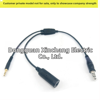 XLR kõrvaklappide jagamiskabel, üks-ühele, 6,3/5,2 mm naissoost ühendused, PJ-055, Xinchang