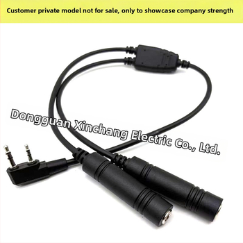 XLR kõrvaklappide jagamiskabel, üks-ühele, 6,3/5,2 mm naissoost ühendused, PJ-055, Xinchang