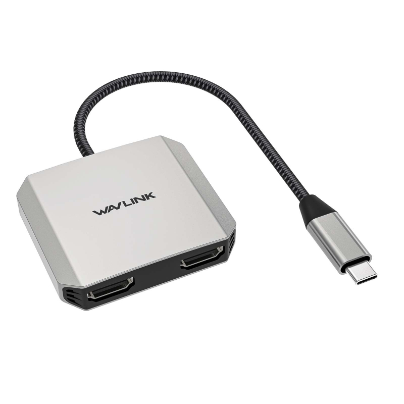WAVLINK 3-в-1 HDMI адаптер със 87W захранващ хъб за два HDMI изхода 4K@60Hz, модел UHP510Pro